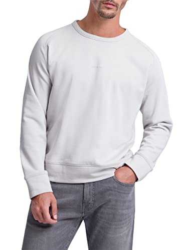 Pierre Cardin Herren Swetshirt Rundhals Sweatshirt, Hellgrau, L von Pierre Cardin