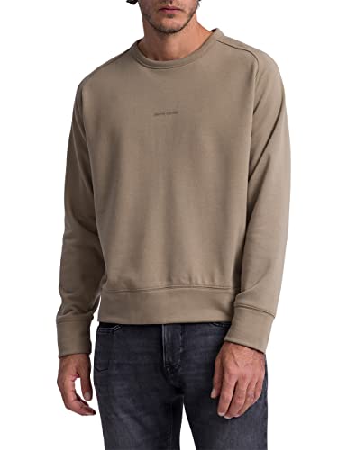 Pierre Cardin Herren Swetshirt Rundhals Sweatshirt, Timber Wolf, L von Pierre Cardin