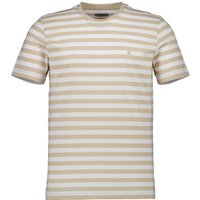 Pierre Cardin Herren T-Shirt beige gestreift von Pierre Cardin