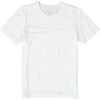Pierre Cardin Herren T-Shirt weiß Baumwolle von Pierre Cardin