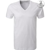 Pierre Cardin Herren T-Shirts weiß Baumwolle von Pierre Cardin