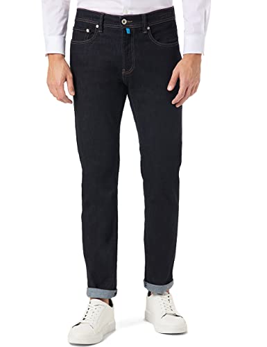 Pierre Cardin Herren Jeans Lyon | Männer Hose | Tapered Fit | Blue/Black Stonewash Washed | Blue/Black Stonewash 8007 6801 | 32W - 30L von Pierre Cardin