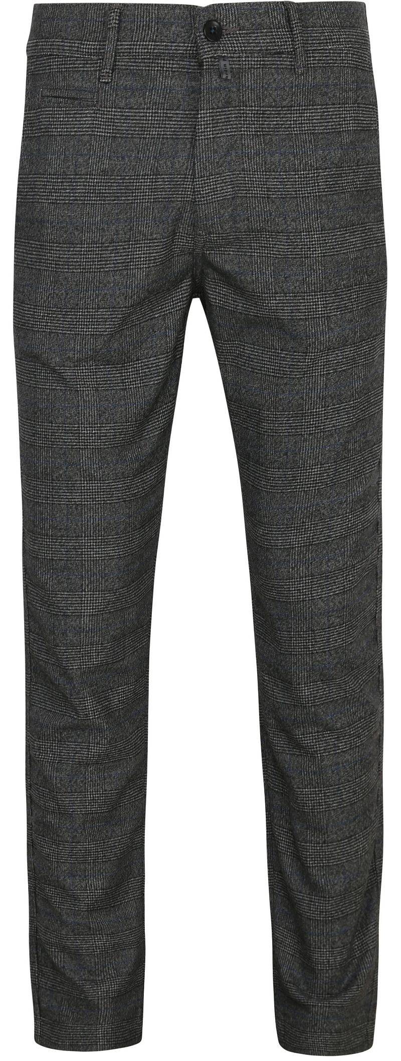 Pierre Cardin Lyon Hose kariert Grau - Größe W 31 - L 32 von Pierre Cardin