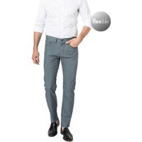 Pierre Cardin Herren Hose blau Baumwolle meliert von Pierre Cardin