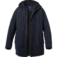 Pierre Cardin Herren Parka blau Mikrofaser unifarben von Pierre Cardin