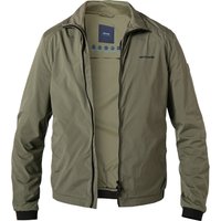 Pierre Cardin Herren Blouson grün Mikrofaser unifarben von Pierre Cardin