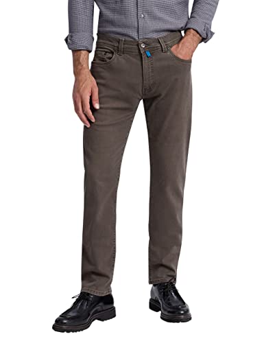 Pierre Cardin Straight Jeans für Herren, Dunkelbraun, 32W x 32L von Pierre Cardin