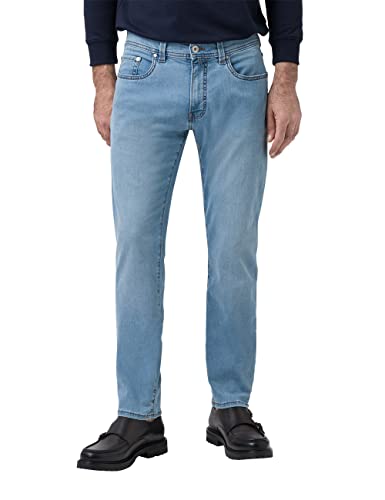 Pierre Cardin Herren Futureflex 5-Pocket-Jeans, Hellblau Used, 34 W/30 L von Pierre Cardin