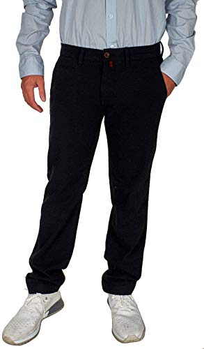 Pierre Cardin Jeans Herren Hose Lyon Chino Modern Fit Slim Leg Navy W40/L32 von Pierre Cardin