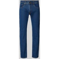 Pierre Cardin Regular Fit Jeans mit 5-Pocket-Design Modell 'LYON' in Hellblau Melange, Größe 40/32 von Pierre Cardin