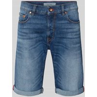 Pierre Cardin Jeansshorts mit Eingrifftaschen Modell 'Lyon' in Jeansblau, Größe 40 von Pierre Cardin