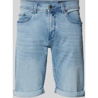 Pierre Cardin Jeansshorts mit Eingrifftaschen Modell 'Sisteron' in Hellblau, Größe 40 von Pierre Cardin