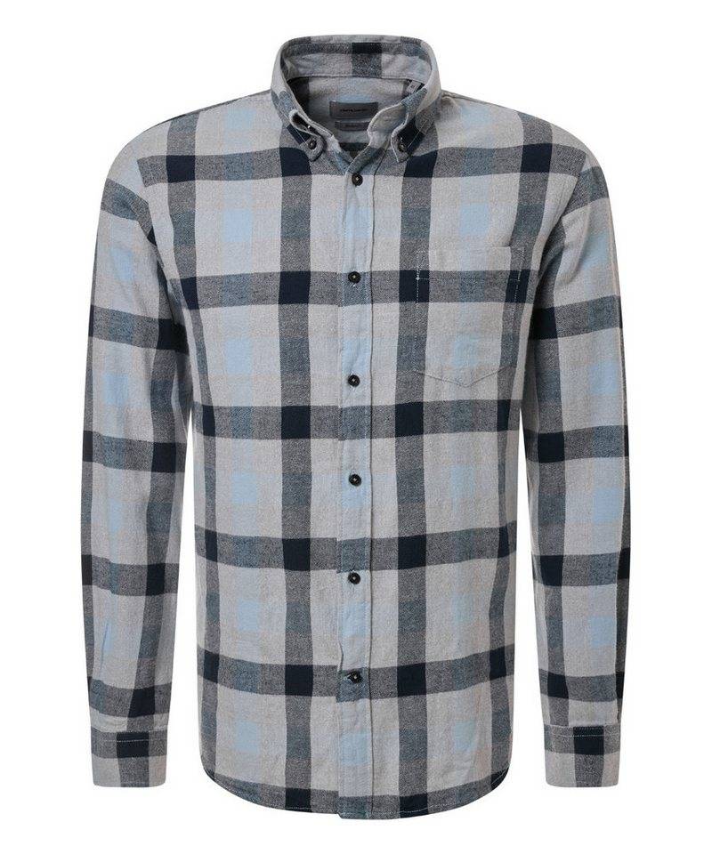 Pierre Cardin Langarmhemd Pierre Cardin Hemd modern fit silbergrau 3XL (1-tlg) von Pierre Cardin