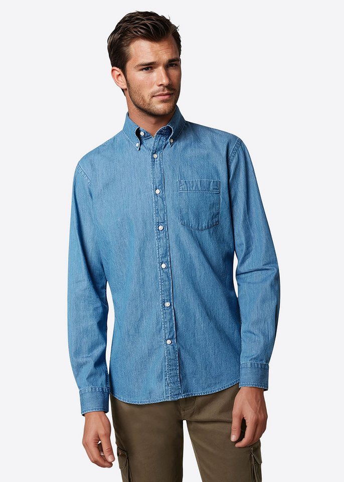 Pierre Cardin Langarmhemd mit Button-Down-Kragen Pierre Cardin Langarmhemd mit Button-Down-Kragen von Pierre Cardin