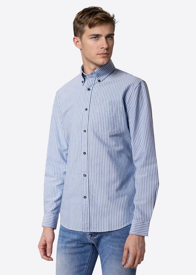 Pierre Cardin Langarmhemd mit feiner Streifenstruktur Pierre Cardin Langarmhemd mit feiner Streifenstruktur von Pierre Cardin