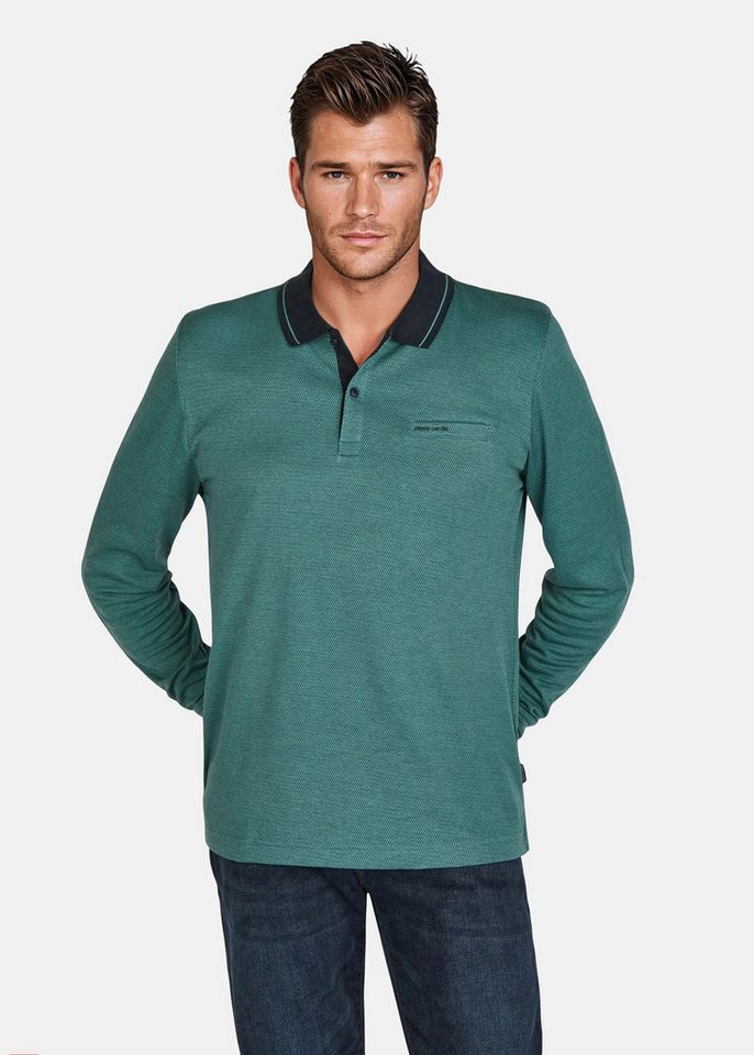Pierre Cardin Langarmshirt (1-tlg) aus 100 Prozent Baumwolle von Pierre Cardin