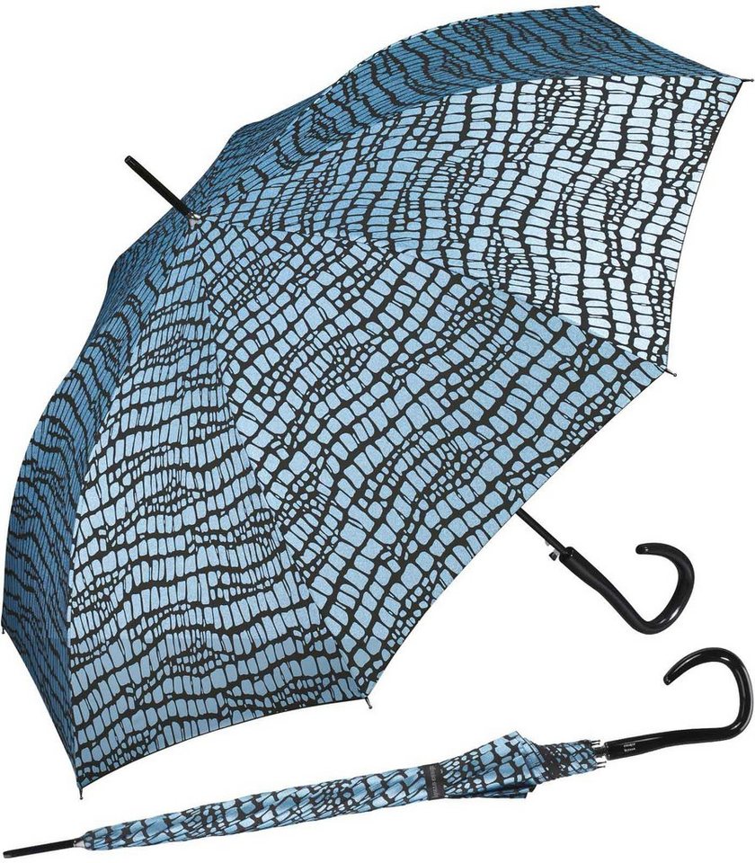 Pierre Cardin Stockregenschirm großer Damen-Regenschirm mit Auf-Automatik, Krokodil-Optik für den Regenschirm Pierre Cardin Stockregenschirm großer Damen-Regenschirm mit Auf-Automatik, Krokodil-Optik für den Regenschirm von Pierre Cardin