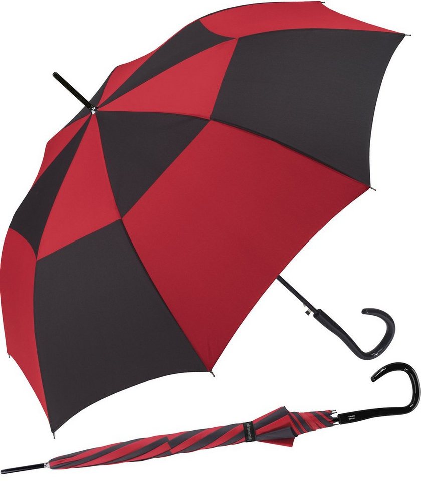 Pierre Cardin Stockregenschirm großer Damen-Regenschirm mit Auf-Automatik, starke Kontraste auf einem eleganten Schirm Pierre Cardin Stockregenschirm großer Damen-Regenschirm mit Auf-Automatik, starke Kontraste auf einem eleganten Schirm von Pierre Cardin