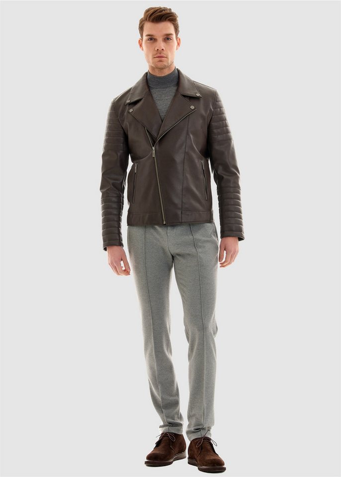 Pierre Cardin Lederimitatjacke im coolen Leder-Look von Pierre Cardin