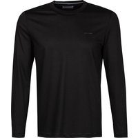 Pierre Cardin Herren Longsleeve schwarz Baumwolle von Pierre Cardin