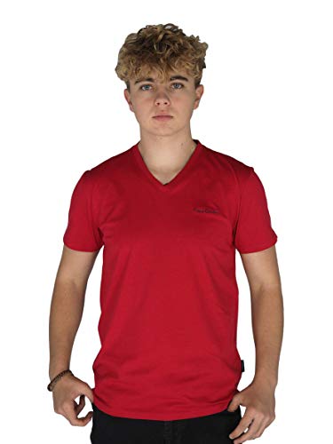 Pierre Cardin Mens Neue Saison unbedingt Classic Fit V-Neck T-Shirt (4XL, Red Marl) von Pierre Cardin