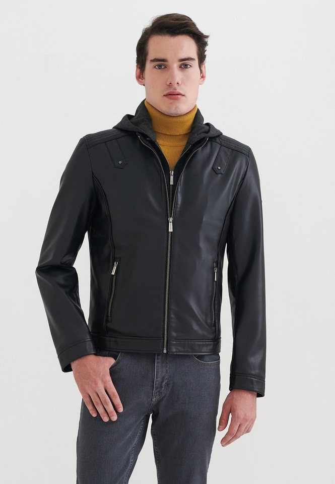 Pierre Cardin Outdoorjacke aus Kunstleder von Pierre Cardin