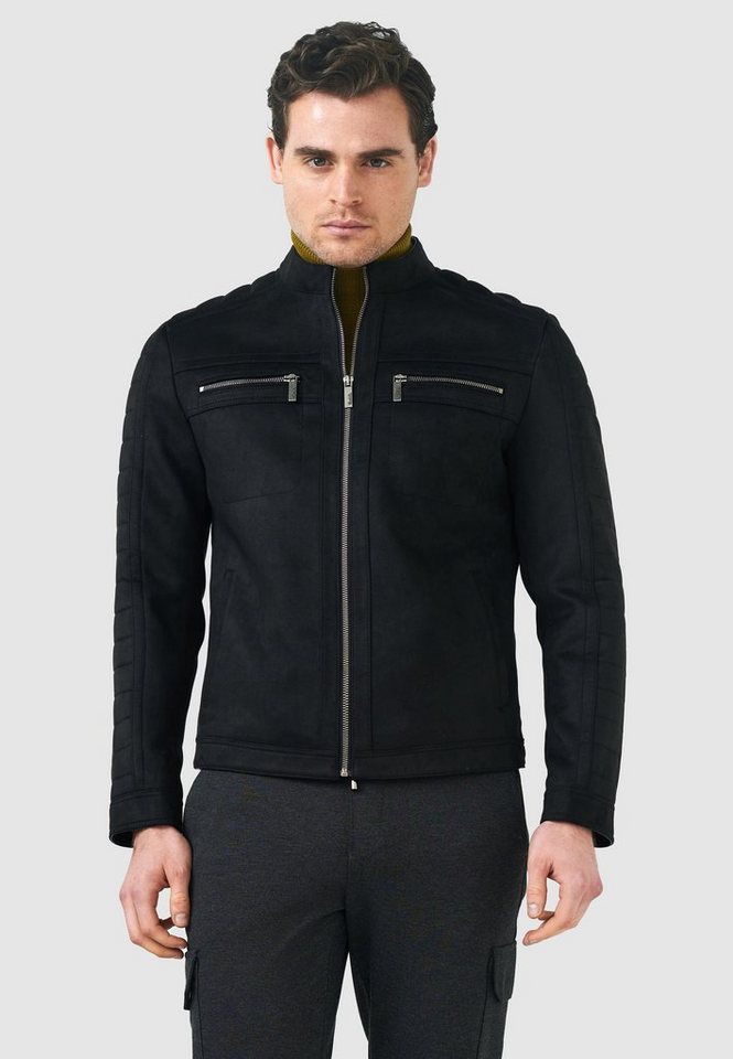 Pierre Cardin Outdoorjacke im angesagten Biker-Stil von Pierre Cardin