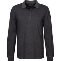 Pierre Cardin Herren Polo-Shirt grau Baumwoll-Jersey meliert von Pierre Cardin