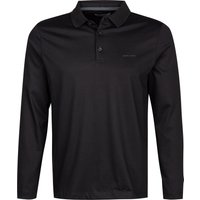 Pierre Cardin Herren Polo-Shirt schwarz Baumwoll-Jersey von Pierre Cardin