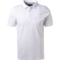 Pierre Cardin Herren Polo-Shirt weiß Baumwoll-Jersey von Pierre Cardin