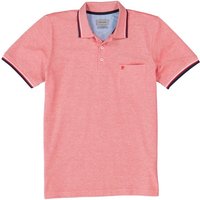 Pierre Cardin Herren Polo-Shirt rot Baumwoll-Piqué meliert von Pierre Cardin