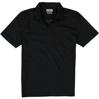 Pierre Cardin Herren Polo-Shirt schwarz Baumwoll-Jersey von Pierre Cardin