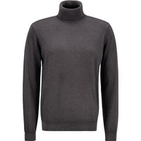 Pierre Cardin Herren Rollkragenpullover grau Merinowolle unifarben von Pierre Cardin