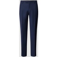 Pierre Cardin Regular Fit Anzughose mit Bügelfalten Modell 'Ryan' in Blau, Größe 48 von Pierre Cardin