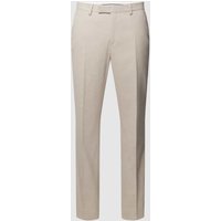 Pierre Cardin Regular Fit Stoffhose mit Strukturmuster Modell 'Ryan' in Beige, Größe 27 von Pierre Cardin