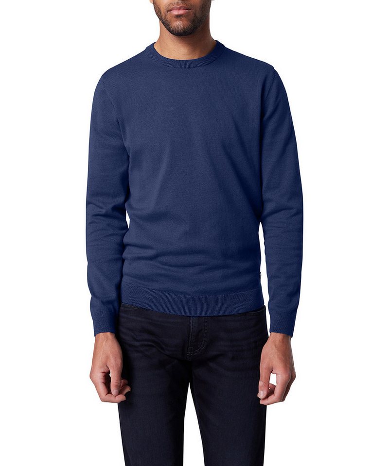 Pierre Cardin Rundhalspullover Strick RH mit Rippbündchen von Pierre Cardin