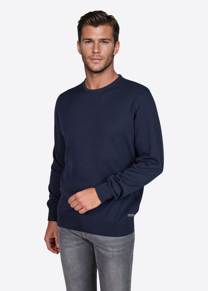 Pierre Cardin Rundhalspullover mit Rundhalsausschnitt von Pierre Cardin