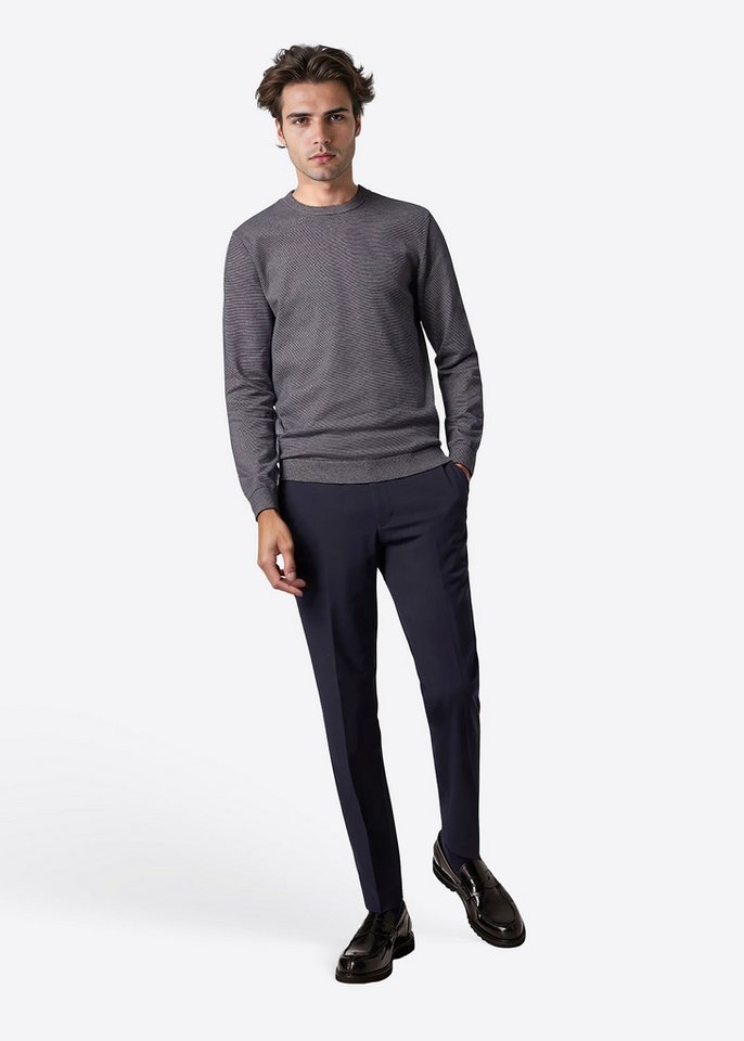 Pierre Cardin Rundhalspullover mit Rundhalsausschnitt von Pierre Cardin