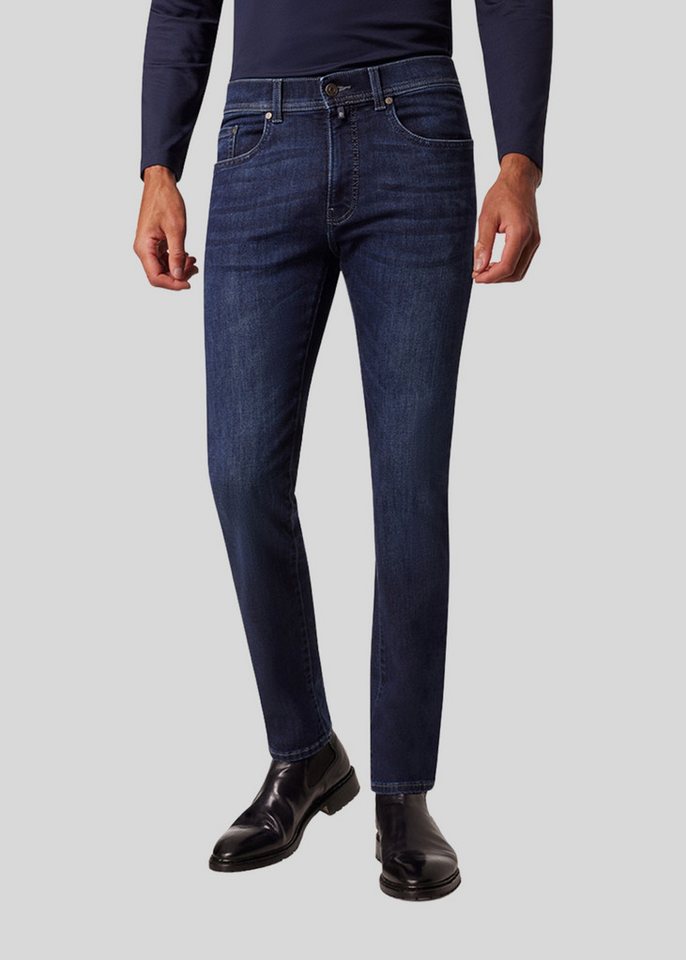 Pierre Cardin Regular-fit-Jeans Lyon mit Dornschlaufe für die Gürtelschnalle von Pierre Cardin
