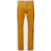 Pierre Cardin Smart Fit Chino mit Label-Detail Modell 'Lyon' in Camel, Größe 36/34 von Pierre Cardin