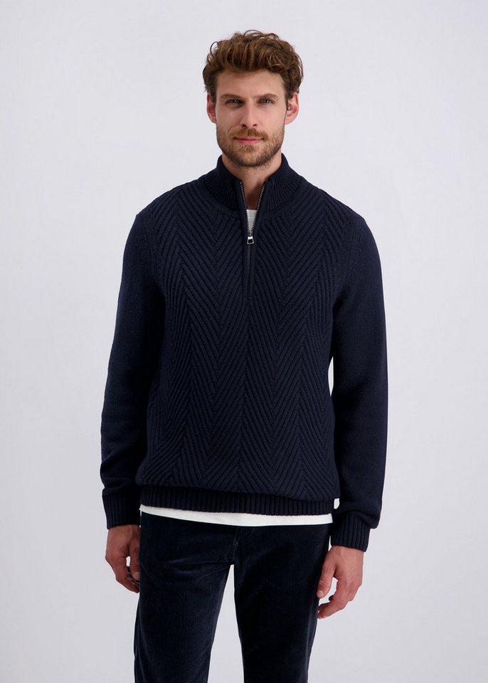 Pierre Cardin Stehkragenpullover mit Reißverschluss von Pierre Cardin