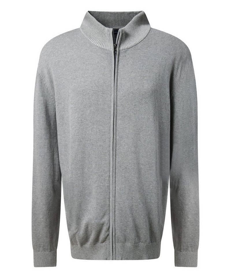 Pierre Cardin Steppweste Strickjacke mit Stehkragen - Regular Fit von Pierre Cardin
