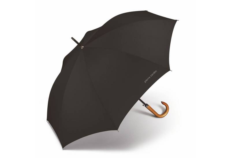 Pierre Cardin Stockregenschirm klassicher Herren Regenschirm Primeur Long AC mit Holzgriff von Pierre Cardin