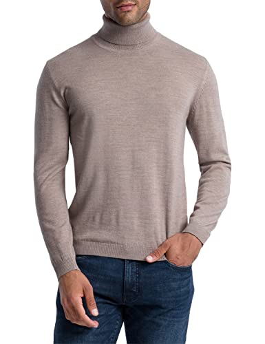 Pierre Cardin Strick Rollkragenpullover Pullover, Beige, XXL EU von Pierre Cardin