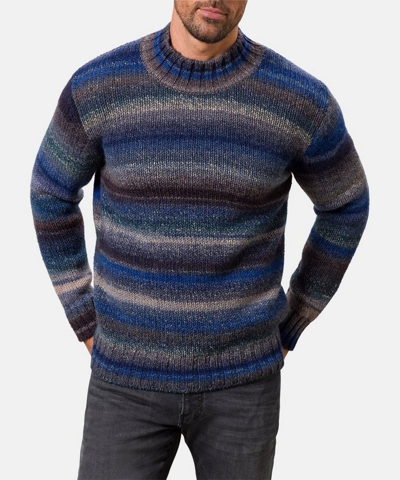 Pierre Cardin Strickpullover Pierre Cardin Herren Pullover Strick Turtle Rollkragen blau von Pierre Cardin