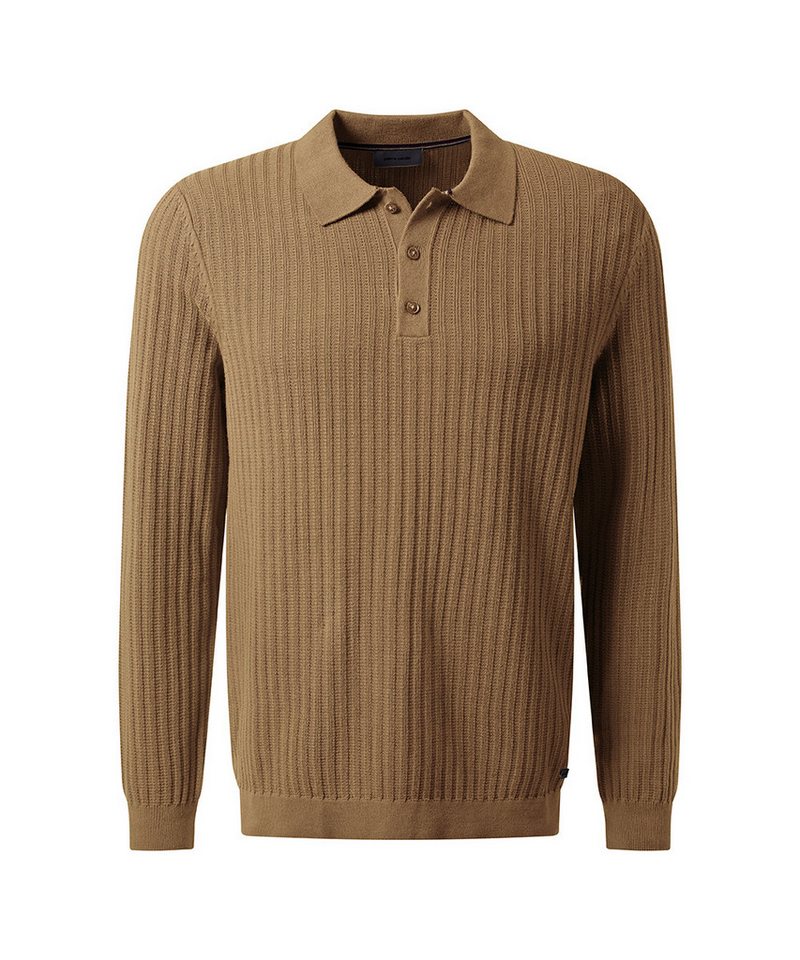 Pierre Cardin Strickpullover Strickpoloshirt - Regular Fit von Pierre Cardin