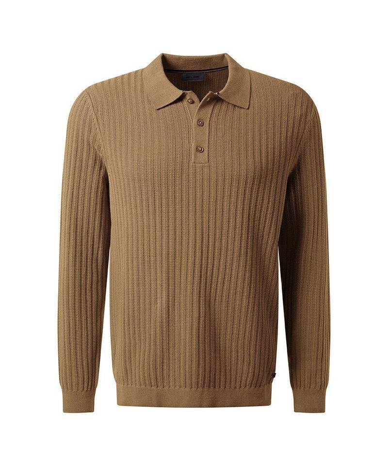 Pierre Cardin Strickpullover Strickpoloshirt - Regular Fit von Pierre Cardin