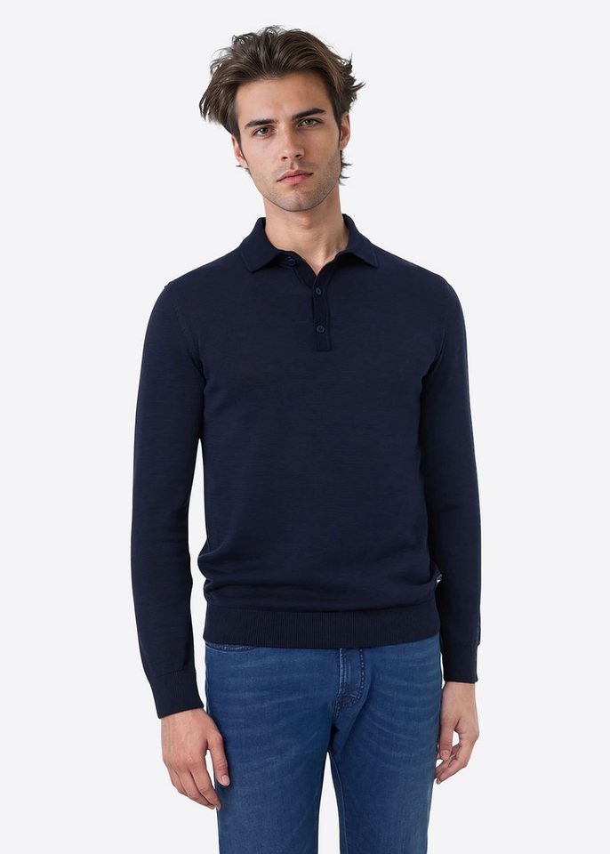 Pierre Cardin Strickpullover mit Polo-Kragen von Pierre Cardin
