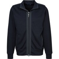 Pierre Cardin Herren Sweatjacke blau Baumwolle unifarben von Pierre Cardin