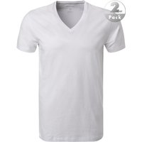 Pierre Cardin Herren T-Shirts weiß Baumwolle von Pierre Cardin